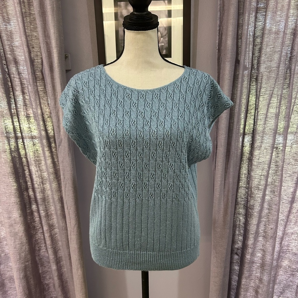 Vintage Panther Crochet Sweater Vest
